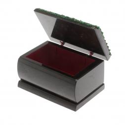 Шкатулка &amp;quot;Хозяйка медной горы. Осень&amp;quot; змеевик 10х6,5х6 см