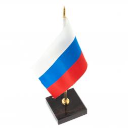 Флагшток из обсидиана подставка квадрат 6,5х6,5х28 см