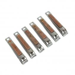 Кусачки для ногтей с камнем пегматит